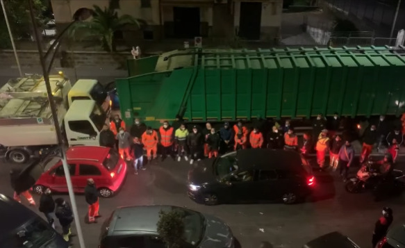 Catania, assembramento e camion per ricordare dipendente Dusty deceduto. L’azienda: “Corteo non autorizzato” – VIDEO