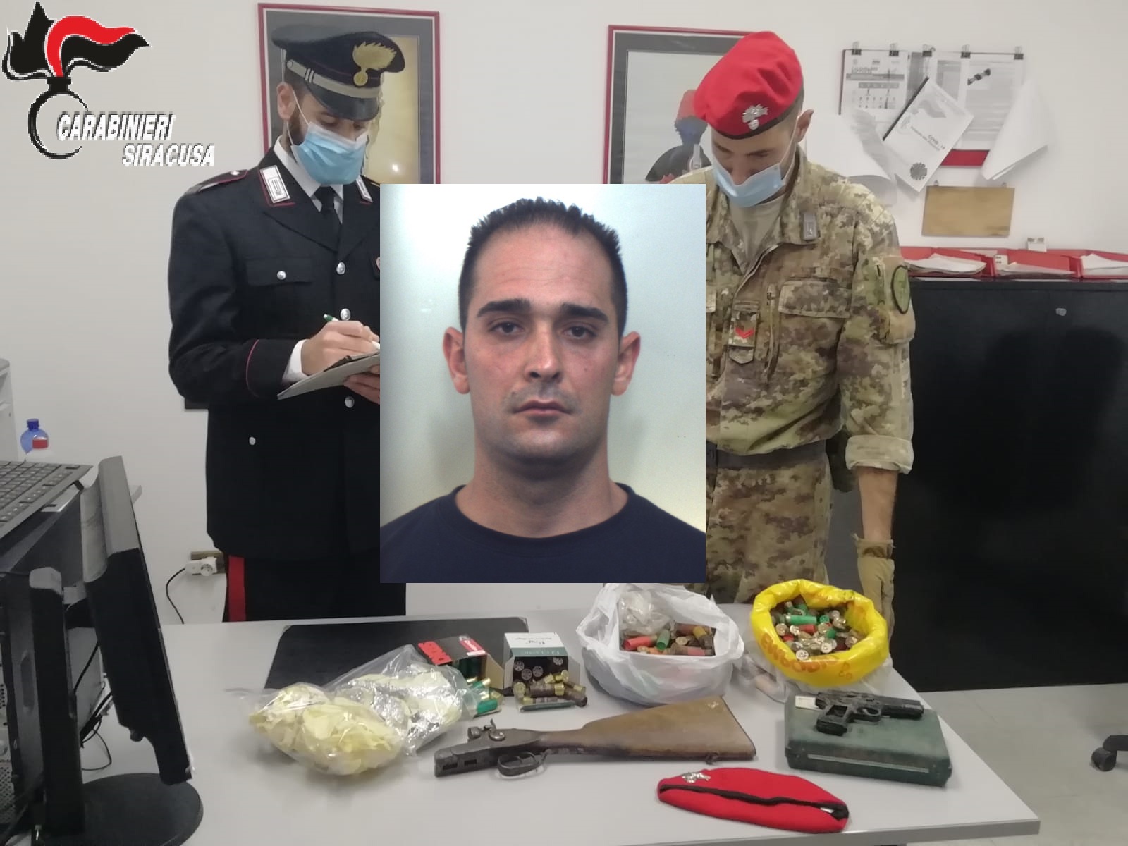 Casolare isolato bunker di armi ed esplosivi: trovato potente ordigno artigianale, arrestato un 32enne