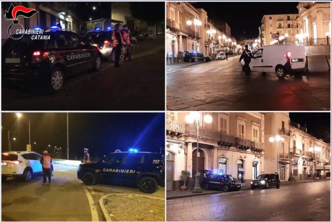 Coronavirus Catania, multe e sanzioni anche in provincia: da Acireale a Belpasso, il Catanese nel mirino dei controlli