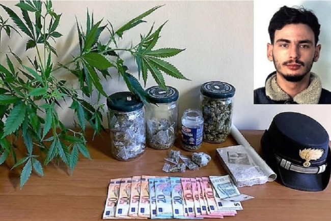 Catania: spacciava marijuana per le vie di Picanello, arrestato e rinchiuso giovane pusher del posto