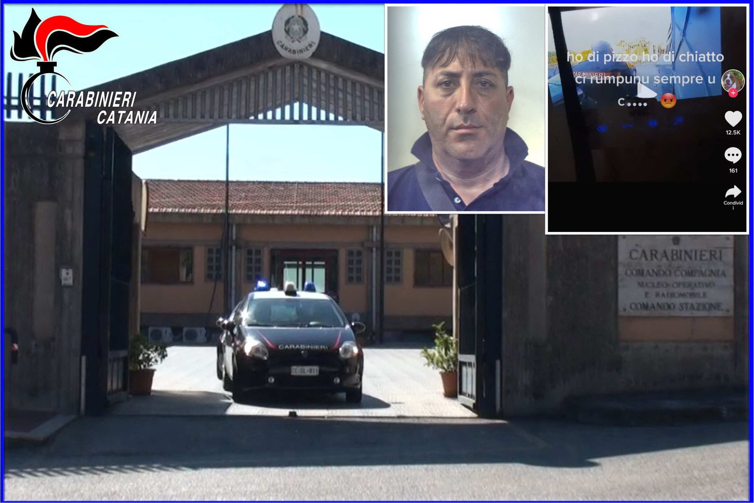 Dai domiciliari al carcere, video dei carabinieri su Tik Tok: arrestato il catanese Marcello Anfuso