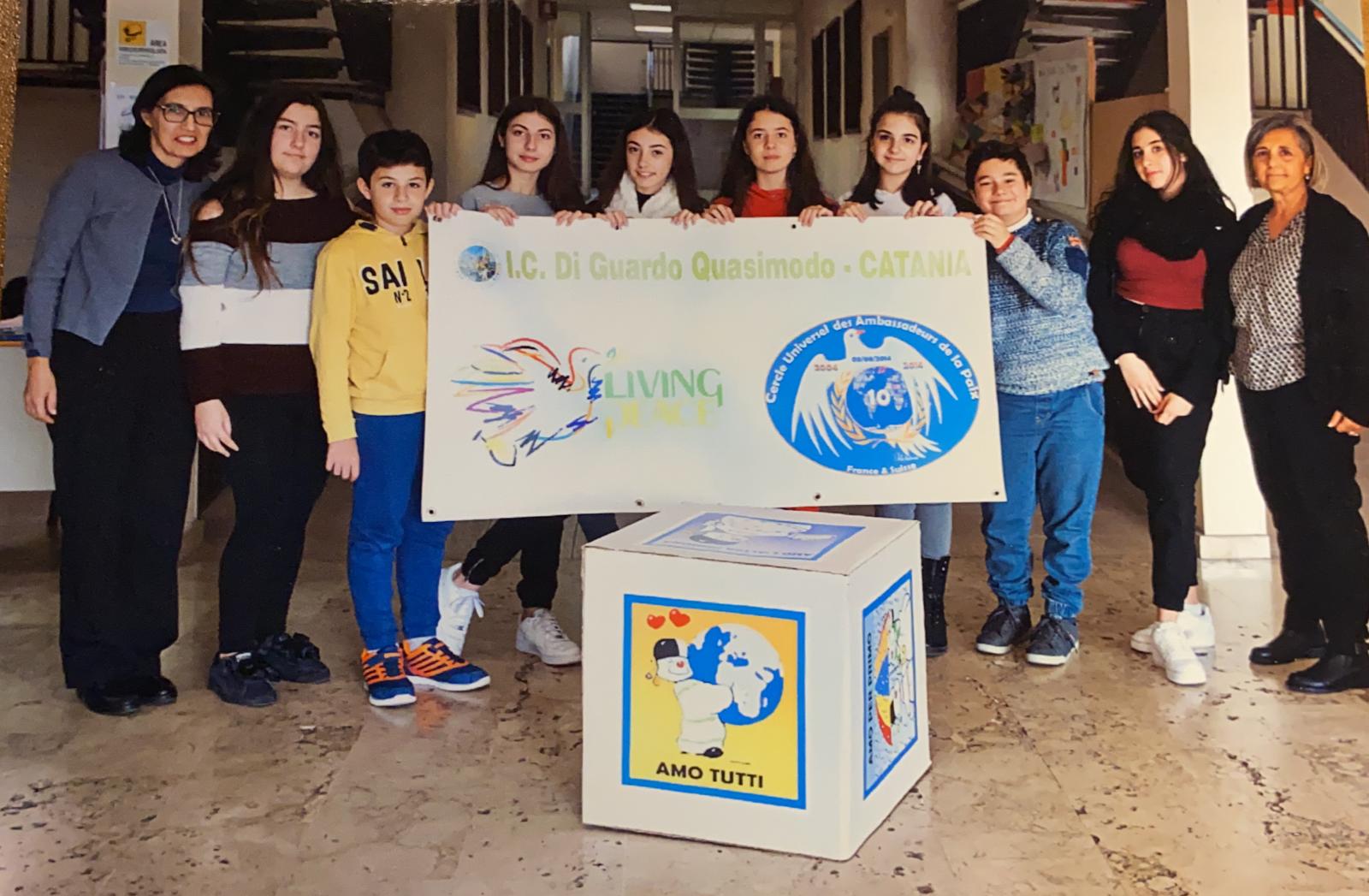 Marcia Armonia for Peace, anche l’I.C.S. “P.S. Di Guardo-Quasimo” di Catania partecipa all’evento con “Il momento è adesso”