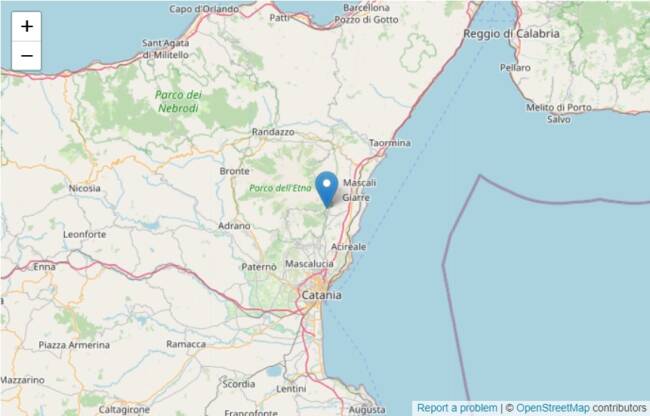 Trema la terra a Catania e provincia, registrata scossa di terremoto di magnitudo 2,5 – DETTAGLI