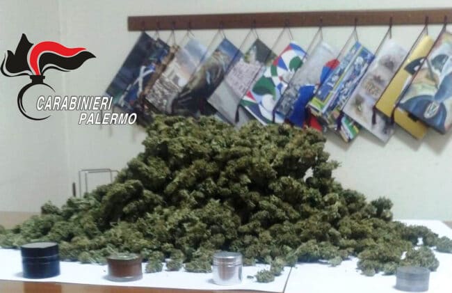 In macchina con oltre un chilo di droga: arrestato per detenzione ai fini di spaccio 24enne di Belmonte Mezzagno