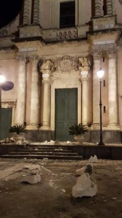Foto terremoto Sicilia 2018