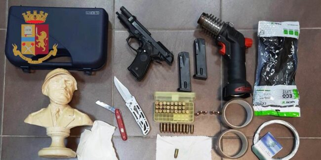 Messina, violazione di domicilio e porto abusivo d’arma: arrestato un 65enne