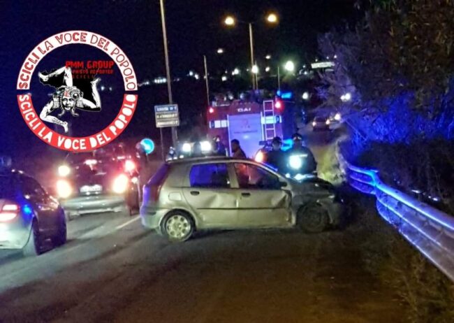 Ennesimo incidente stradale, violento scontro tra due auto: ferita una giovane