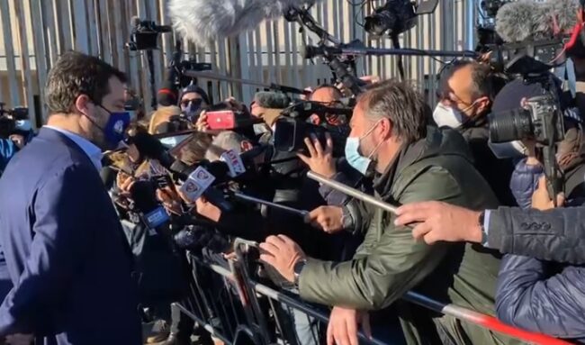Udienza caso Gregoretti, Salvini a Catania si dice tranquillo: “Abbiamo protetto il Paese” – VIDEO