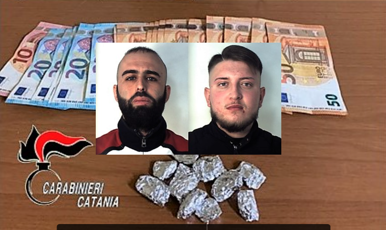 Catania, spacciavano cocaina a due passi dal Tribunale: due i pusher in manette – NOMI e FOTO