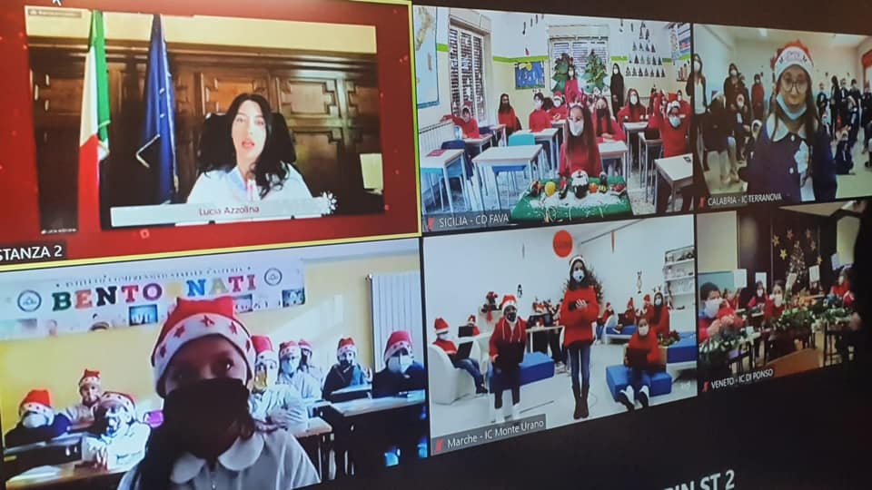 Orgoglio siciliano, il C.D. “G. Fava” di Mascalucia unica scuola della Sicilia al “Natale Digitale 2020” – I VIDEO