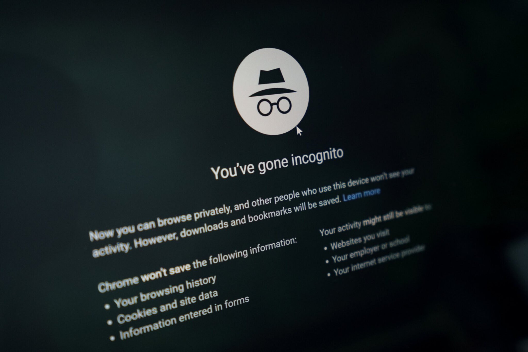 La Navigazione In Incognito Lascia Tracce
