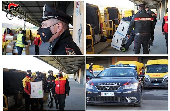 Sicilia, oltre 54mila dosi di vaccino anti Covid arrivate: a Catania i carabinieri scortano i corrieri – IL VIDEO
