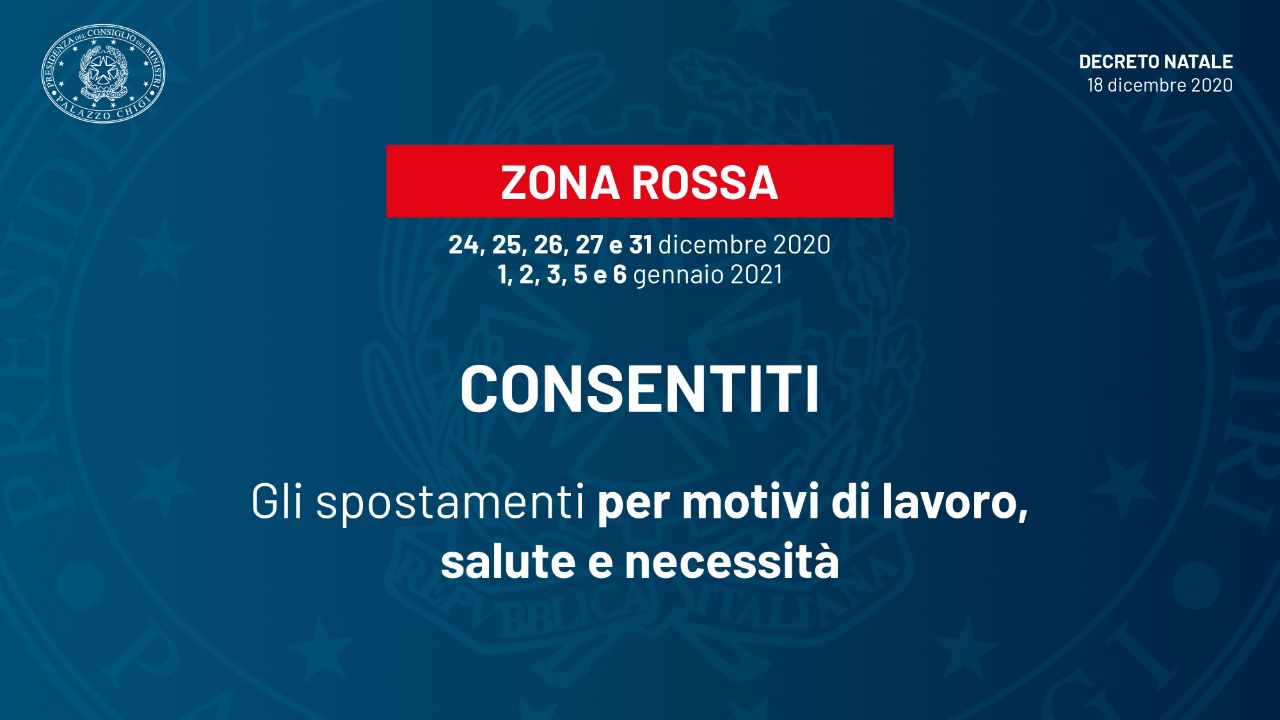 Coronavirus, da domani tutta l’Italia torna in zona rossa: cosa si può fare e cosa no per Capodanno?