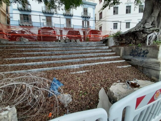 Palermo, sopralluogo in piazza Marina. Samonà:  “Restituire decoro all’area” – FOTO
