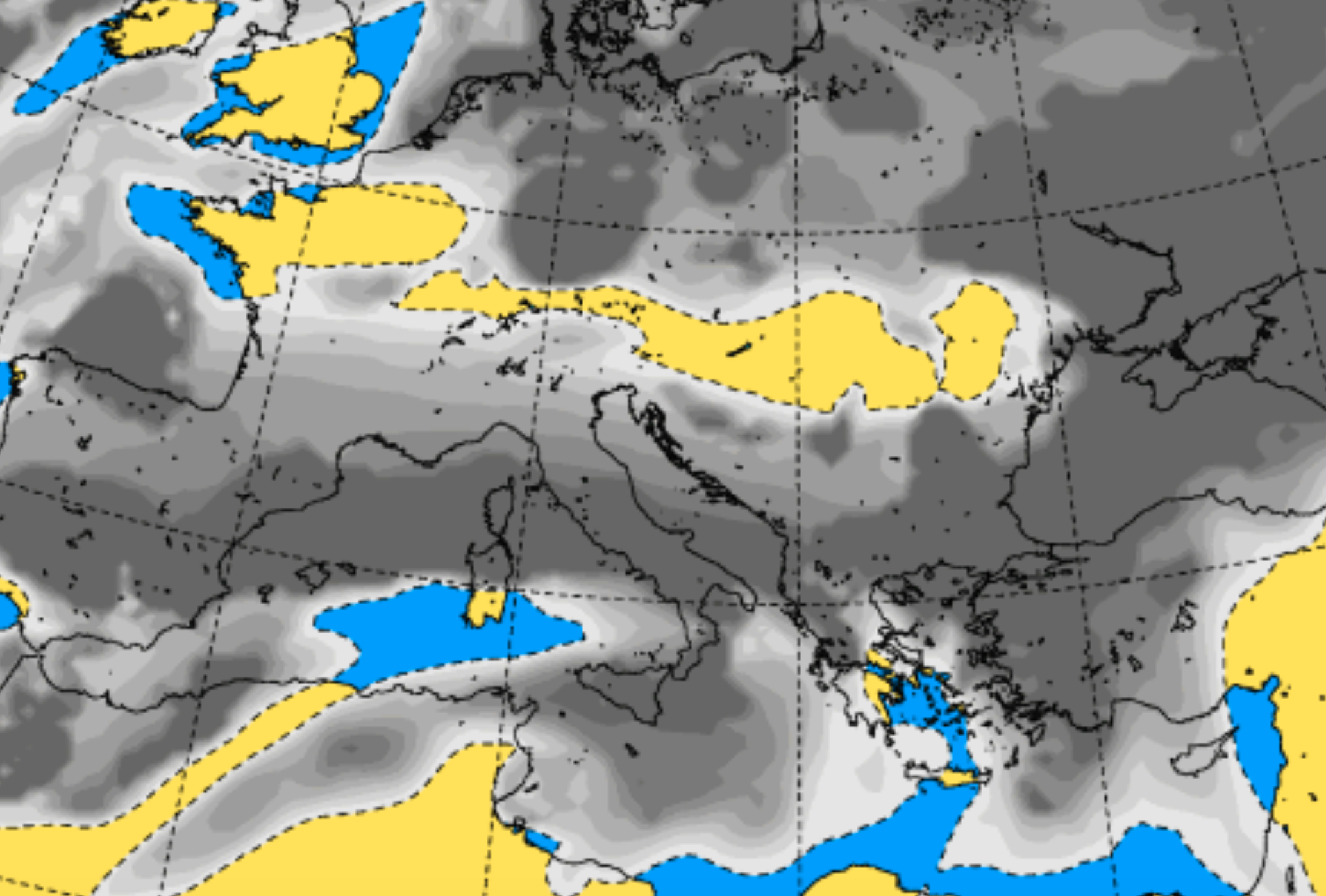 Previsioni in Sicilia: perturbazioni atlantiche peggiorano le condizioni meteo, in arrivo piogge e venti forti