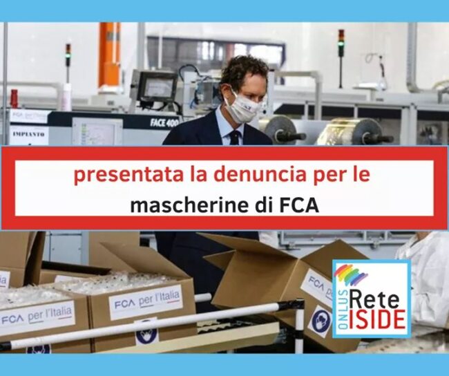 Sicilia, presentata da USB denuncia per le mascherine prodotte da FCA: chiesto il sequestro della produzione