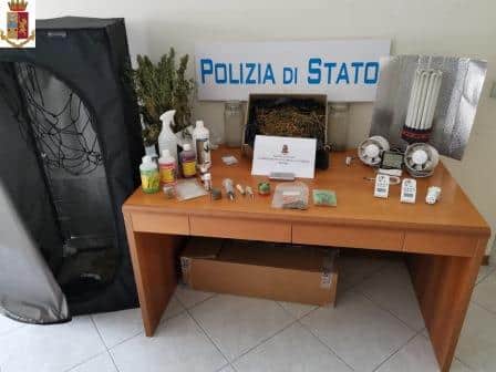 Fortissimo odore di marijuana, irruzione in uno stabile di Catania: arrestato spacciatore incensurato – Le FOTO