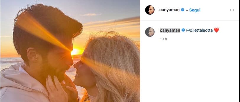 L’amore ai tempi dei social: Diletta Leotta e Can Yaman celebrano San Valentino su Instagram