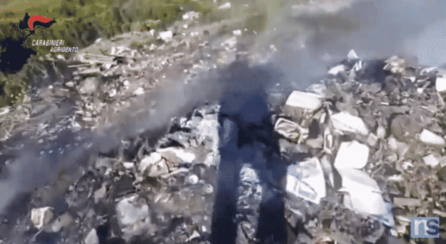 Porto Empedocle, sequestrata discarica abusiva nell’ex area industriale Italcementi