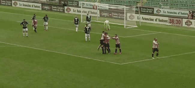 Con Santana il Palermo ridiventa squadra e contro il Bisceglie torna al successo