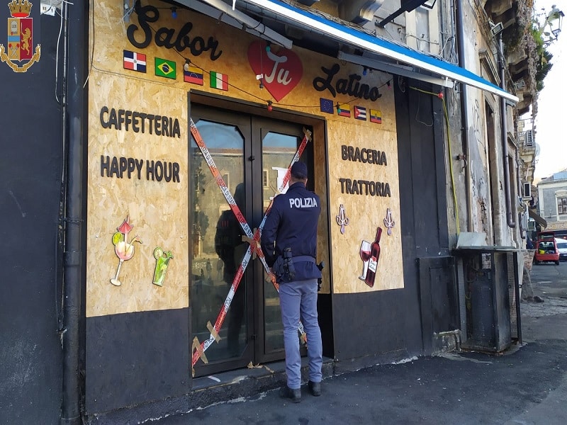Catania, chiuso per la quarta volta Sabor Latino: tra i reati anche prostituzione e droga – FOTO