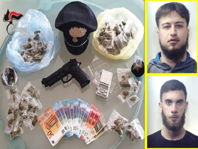 Vendono marijuana a un cliente a bordo di un’auto: arrestati due pusher a Mascalucia
