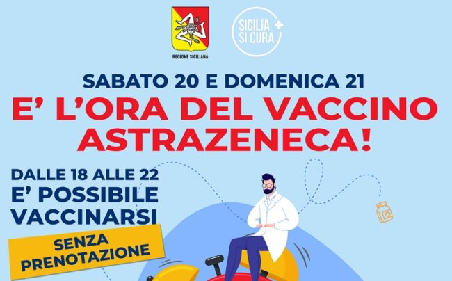 Catania, vaccinazione con AstraZeneca anche senza prenotazione oggi e domani: le informazioni utili