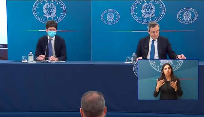 Conferenza stampa del premier Draghi, dalla scuola ai vaccini: la situazione in Italia – VIDEO