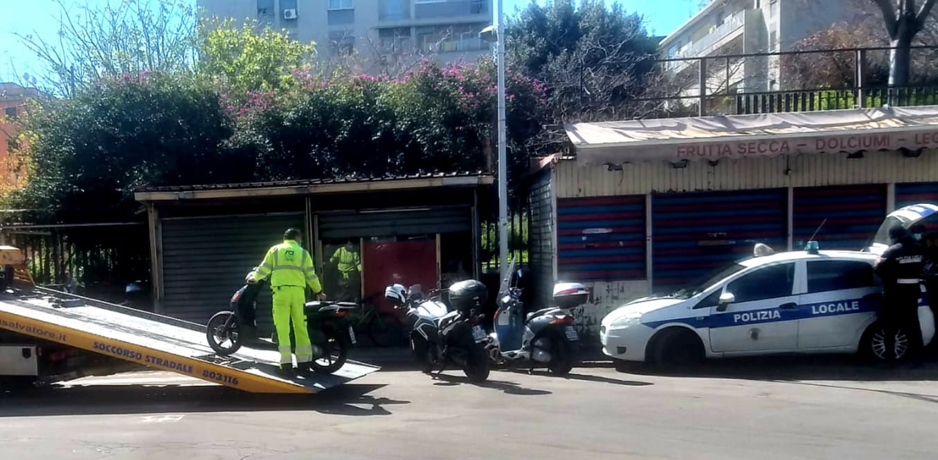 Catania, controlli per le vie della città: multe a raffica in via Santa Sofia e in piazza Risorgimento, denunciato un motociclista