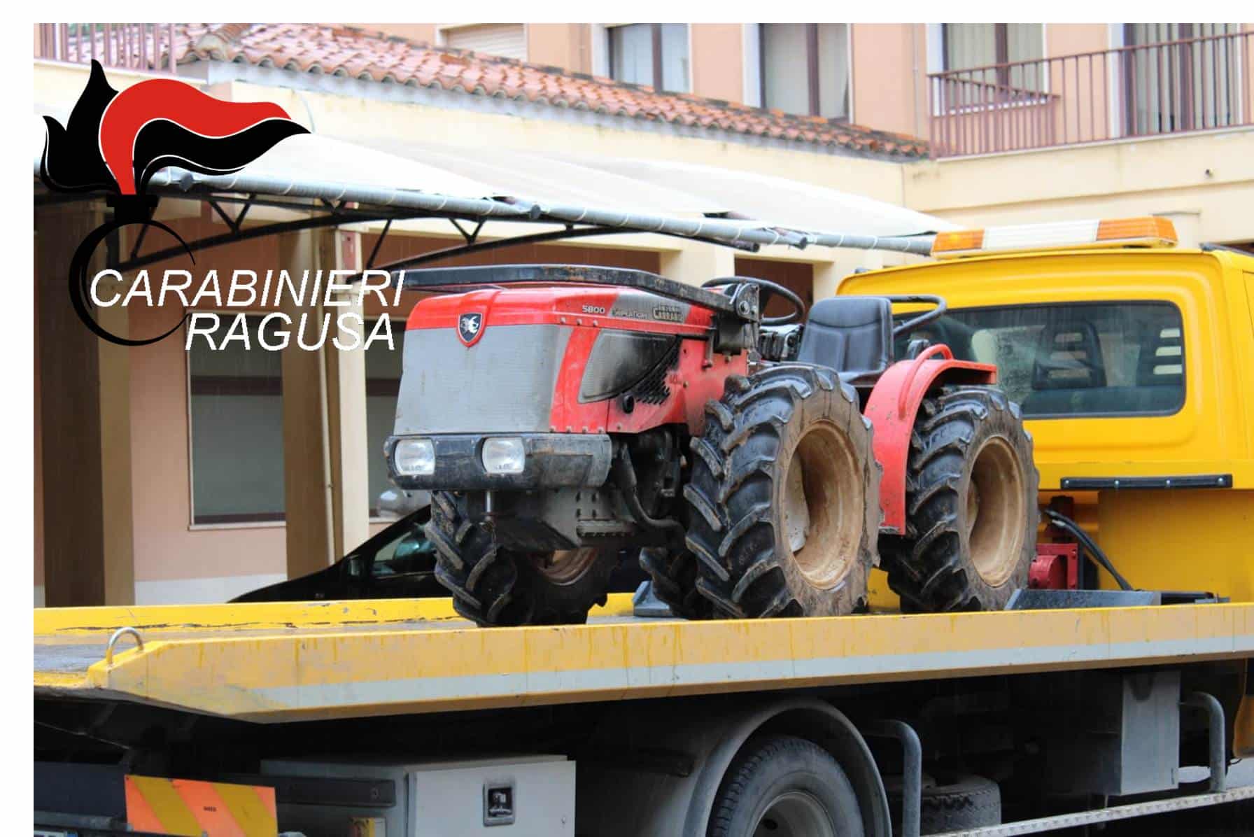 Ragusa, controlli dei carabinieri nelle aziende agricole: furti a Vittoria e Acate, ritrovati due trattori