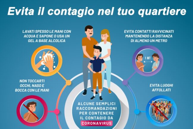 Coronavirus a Palermo, le iniziative in programma nella VII circoscrizione per evitare il contagio