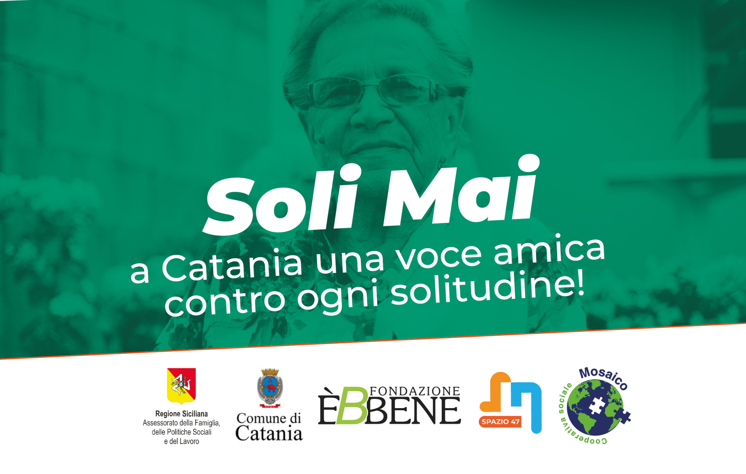 “Soli Mai!”, a Catania una voce amica contro ogni solitudine: nasce il servizio di ascolto per anziani e disabili