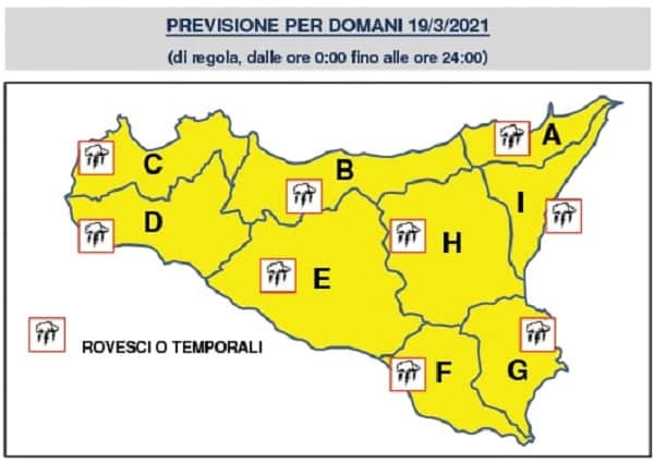 Maltempo in Sicilia, allerta gialla per oggi. Sindaco di Modica prende provvedimenti e chiude incrocio