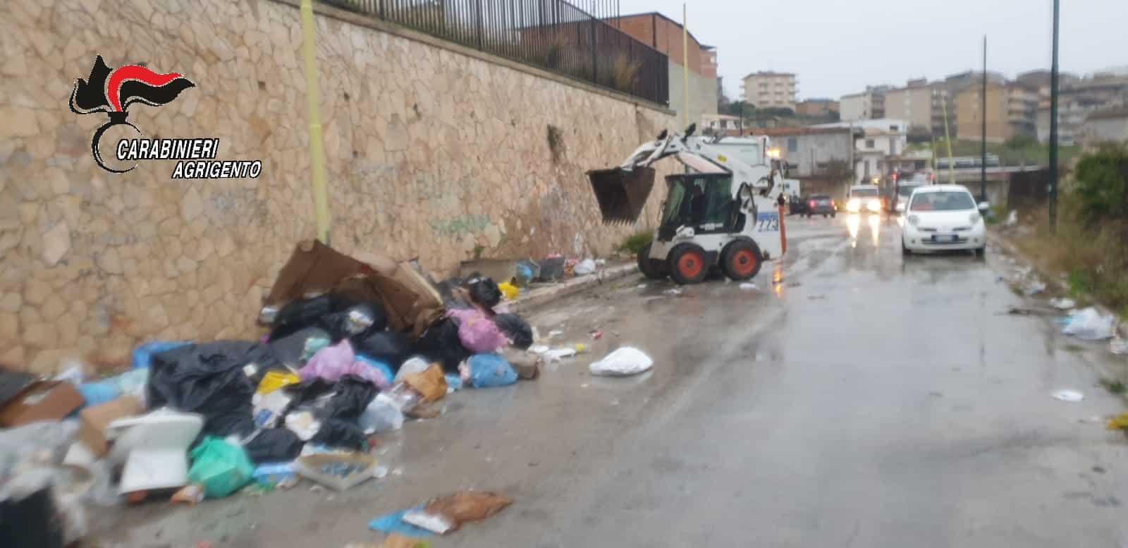 Bonifica del sito di Favara ovest, smaltimento di rifiuti in via Giacomo Puccini