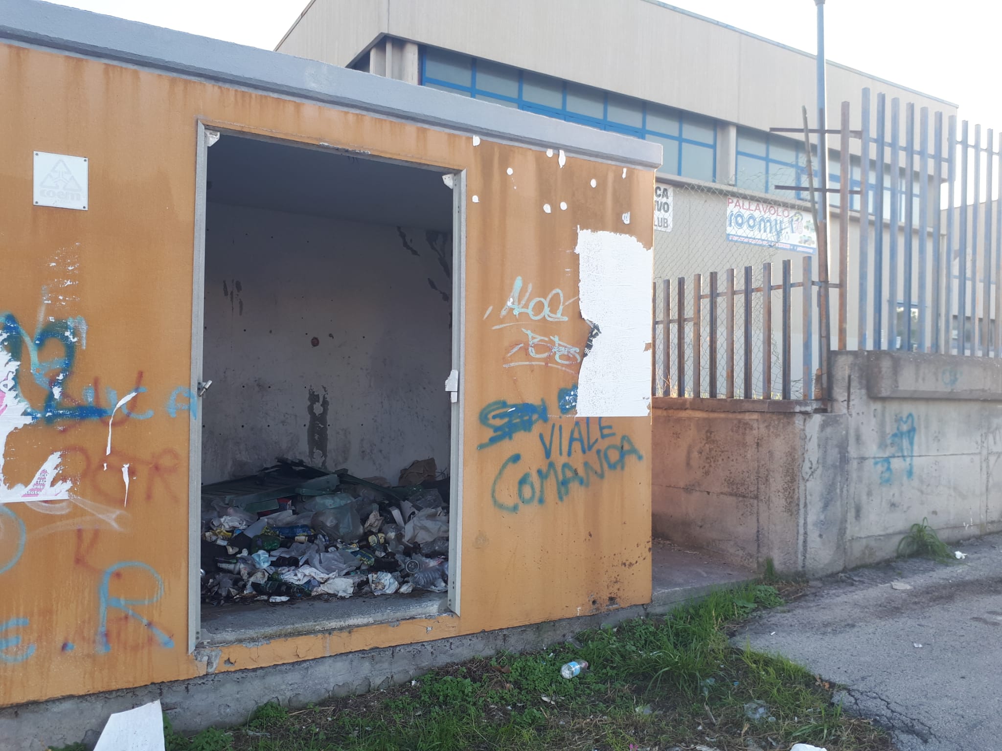Casotto vandalizzato in via Tasso a Catania, l’allarme lanciato dal comitato Romolo Murri