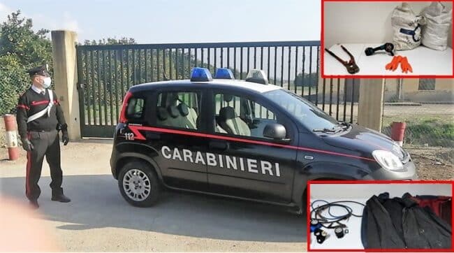 Pronti a razziare un agrumeto, denunciati due catanesi in trasferta