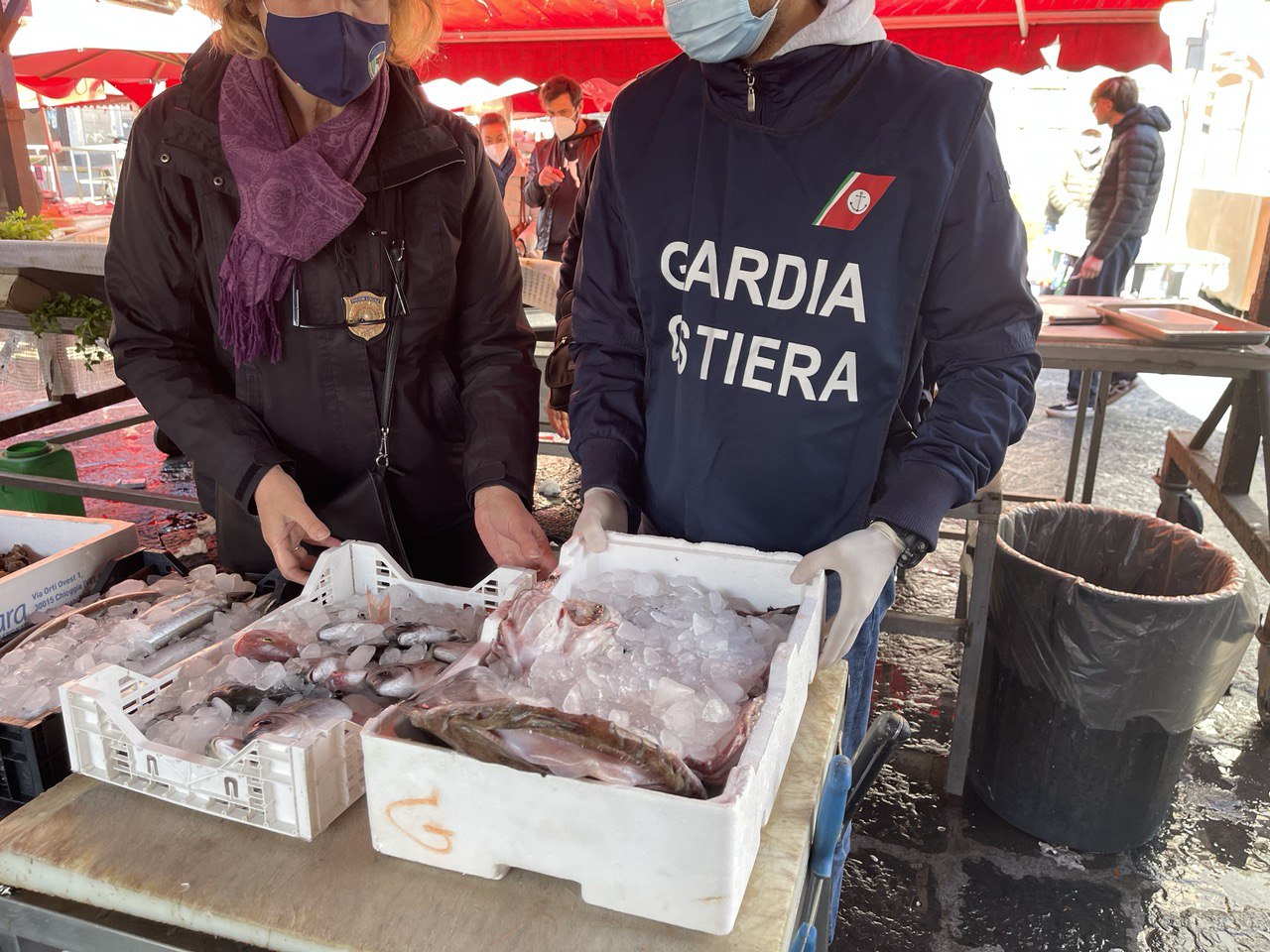 Blitz alla Pescheria di Catania, chiuso centro di stoccaggio e sequestrati 500 chili di pescato non idoneo