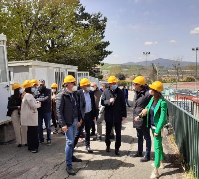 Cantieri in Sicilia, progetti e lavori nel Catanese. Falcone: “Questo è il nostro sforzo quotidiano”