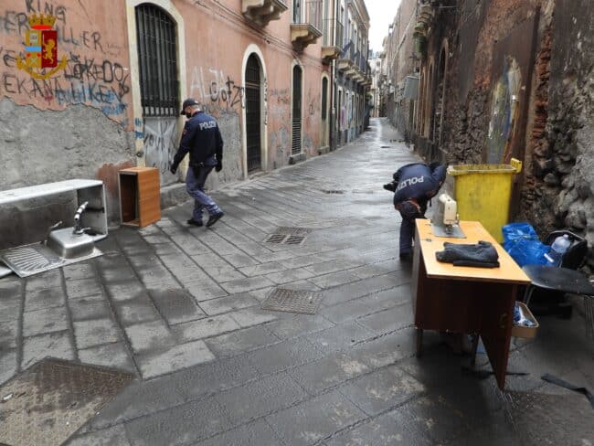 Catania, operazione straordinaria interforze all’interno del quartiere San Berillo Vecchio