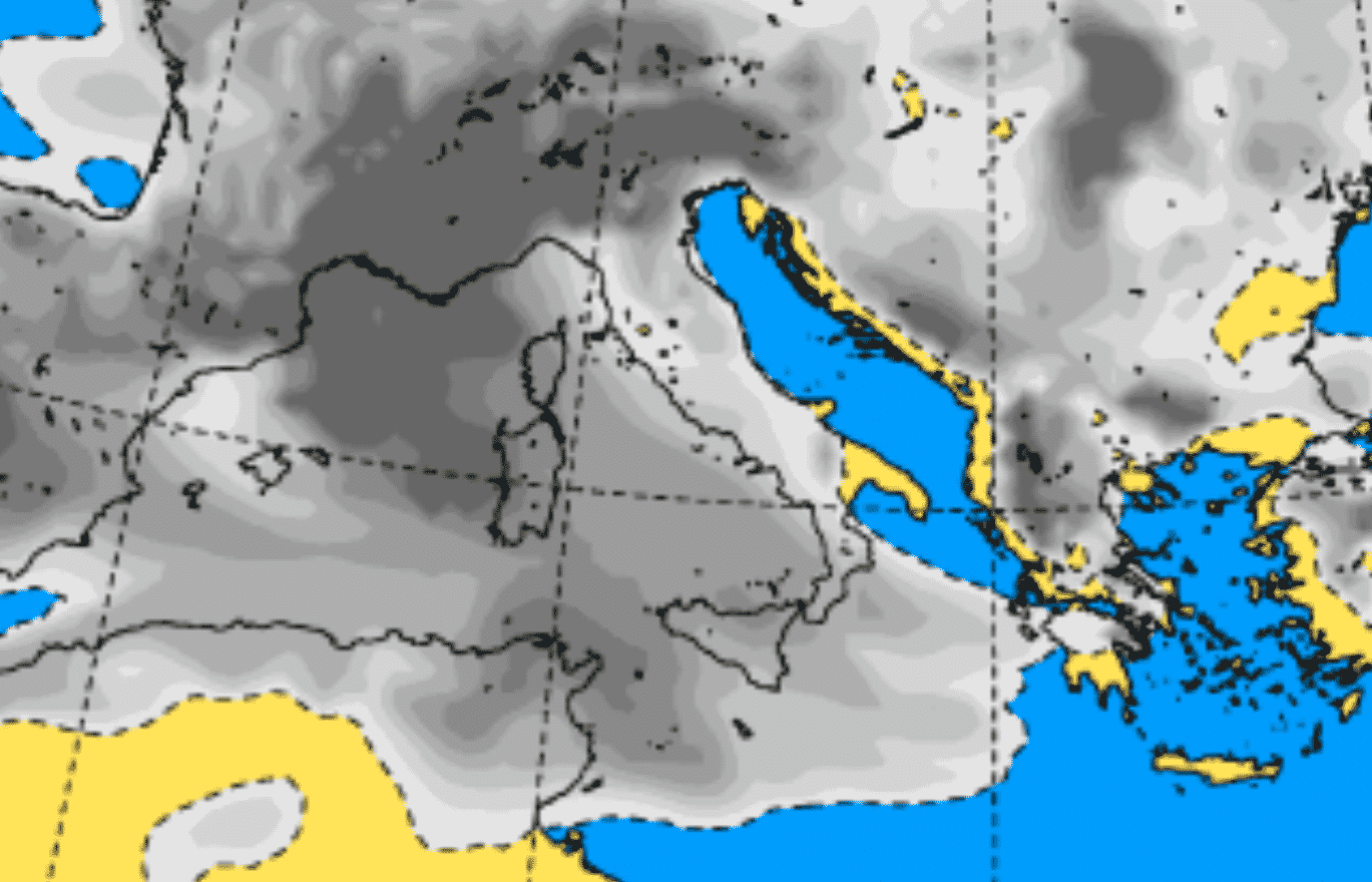 Meteo Sicilia, ancora piogge e temporali ma temperature in aumento: picchi massimi fino a 21°C