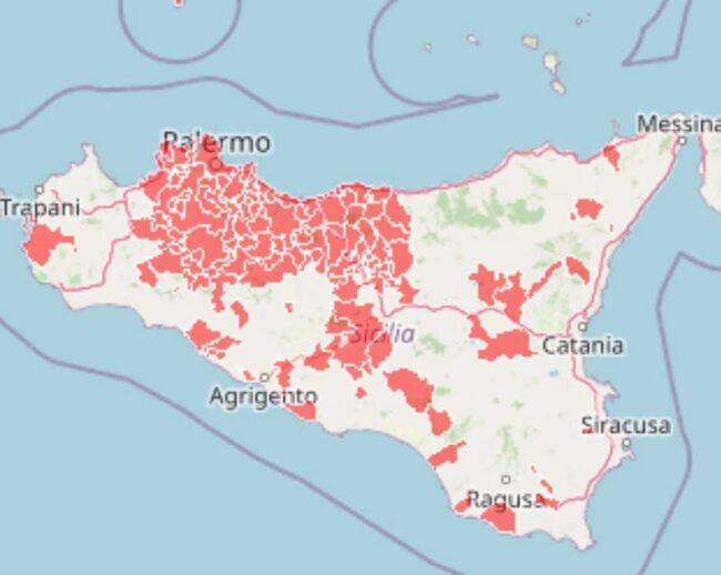 Sicilia vicina al lockdown: 4 nuovi comuni in zona rossa nelle province di Catania, Enna e Caltanissetta