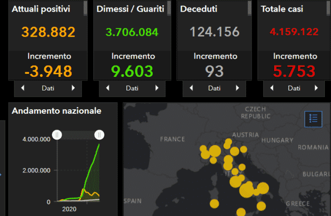 Bollettino Covid Italia domenica 16 maggio 2021: i casi per ogni Regione