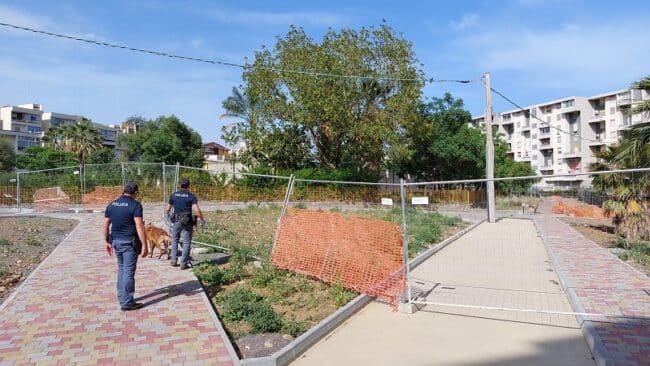 Controlli a Librino, cantiere abusivo in viale Castagnola: transenne rubate ai lavori di riqualificazione