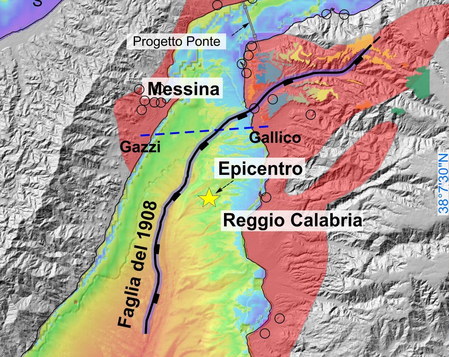 Terremoto di Messina, scoperta da Unict la faglia del 1908: “In grado di scatenare sismi 6,9 di magnitudo”