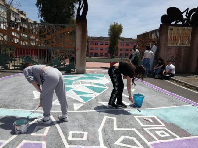 All’I.O.S. “Angelo Musco” street-art sull’emergenza climatica – FOTO