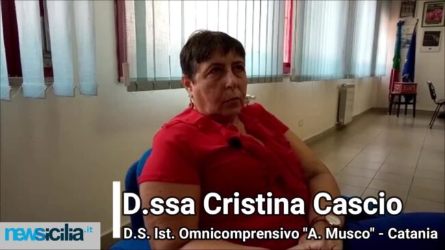 Traguardo di fine anno scolastico all’Istituto Omnicomprensivo “A. Musco” di Catania – La VIDEO INTERVISTA alla Dirigente Cascio