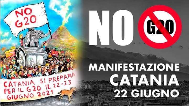 Il Coordinamento Siciliano No G20-Catania in piazza per il rispetto dei diritti e ricordare Adil Belakhdim