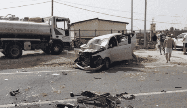 Scontro frontale con un’autobotte, giovane grave trasportato in ospedale: necessario l’elisoccorso