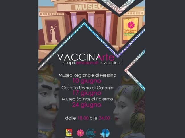 Covid, la salute incontra la cultura con “VACCINArte”: 3 musei siciliani diventeranno hub per una sera