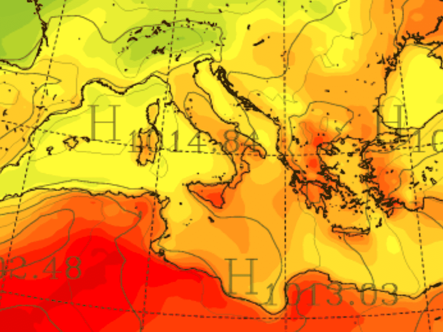 Meteo Sicilia domani, l’ondata di calore piega l’Isola: ancora allerta 3 su 3 e valori oltre 40°C